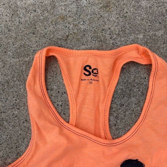 ***4/$20 SO ORANGE WOMENS XS HEARTBREAKER TANK TOP ATHLETIC - Picture 3 of 4